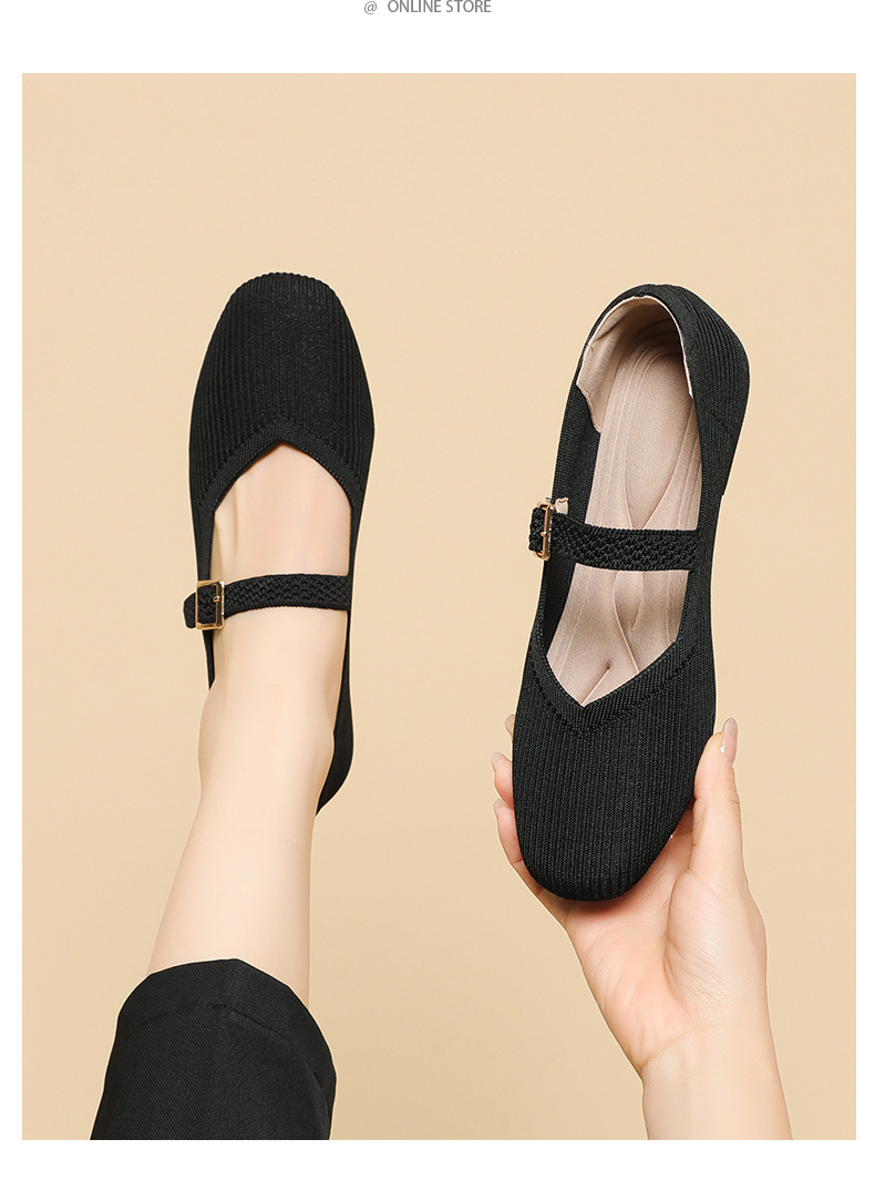 Women's Mary Jane Buckled Flats