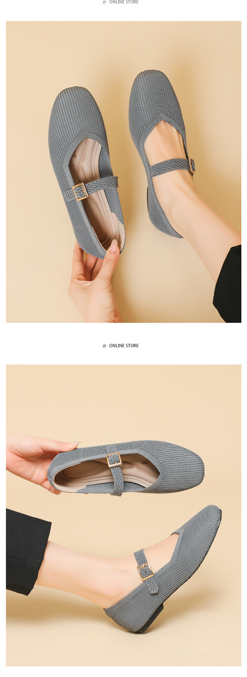 Women's Mary Jane Buckled Flats