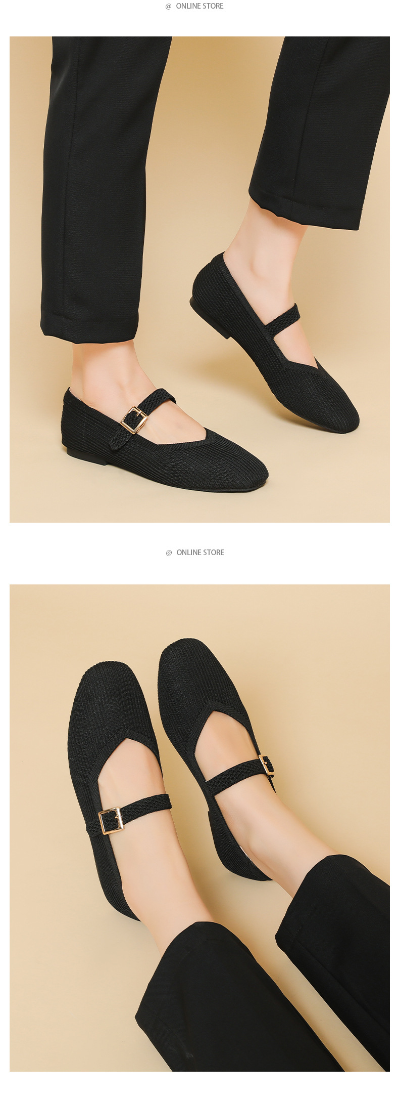 Women's Mary Jane Buckled Flats
