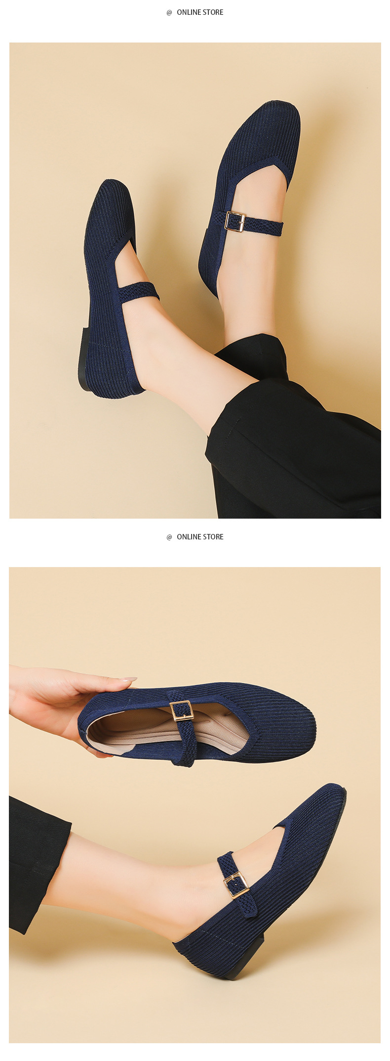 Women's Mary Jane Buckled Flats