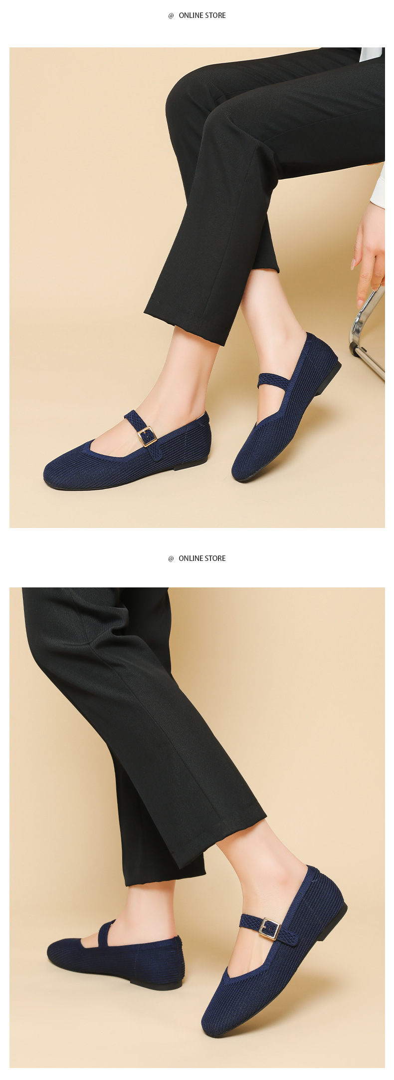 Women's Mary Jane Buckled Flats