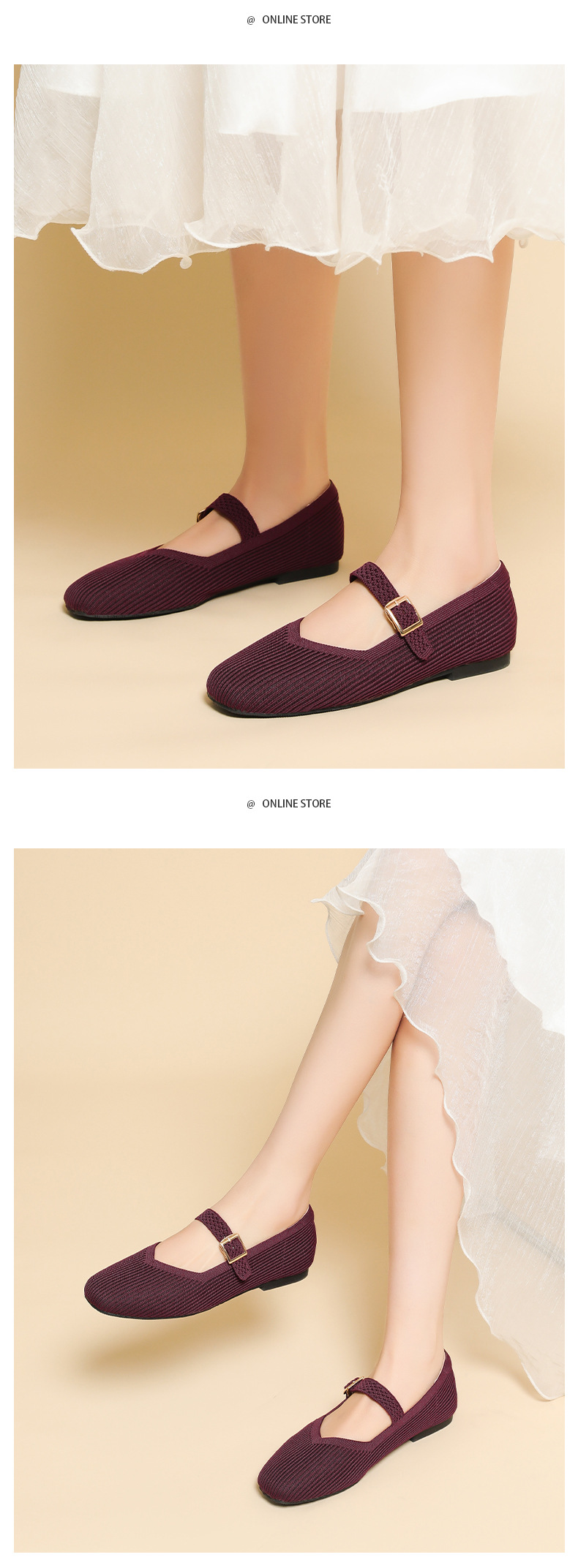 Women's Mary Jane Buckled Flats