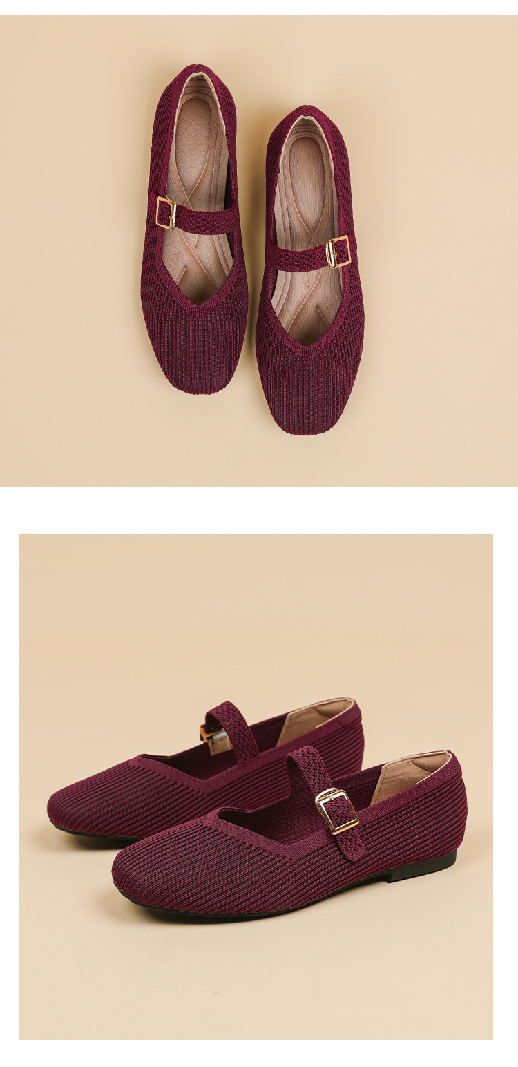 Women's Mary Jane Buckled Flats