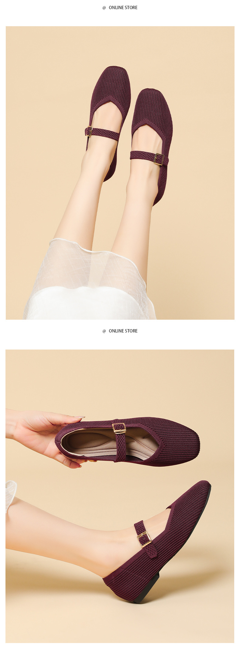 Women's Mary Jane Buckled Flats