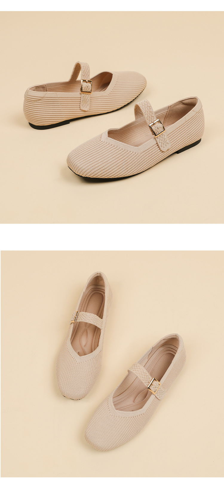 Women's Mary Jane Buckled Flats