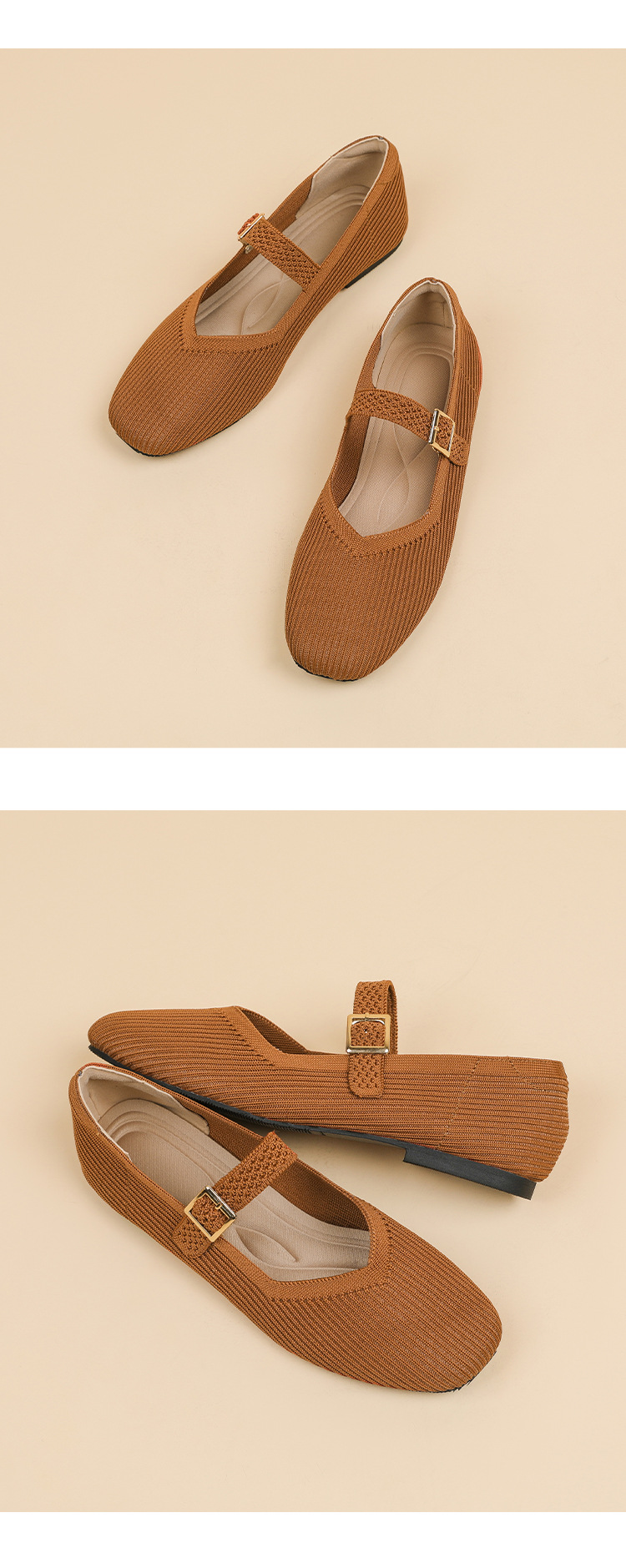Women's Mary Jane Buckled Flats