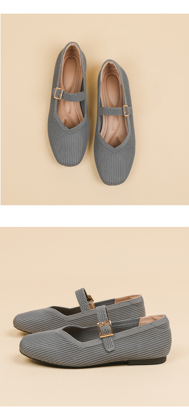Women's Mary Jane Buckled Flats