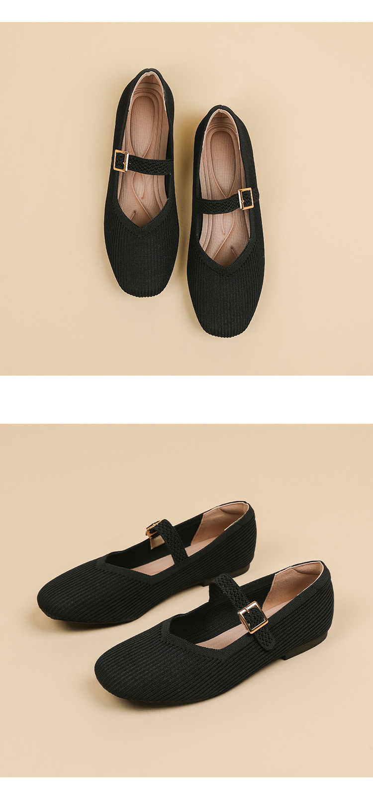Women's Mary Jane Buckled Flats