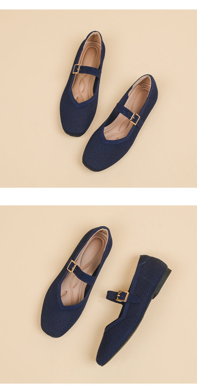 Women's Mary Jane Buckled Flats