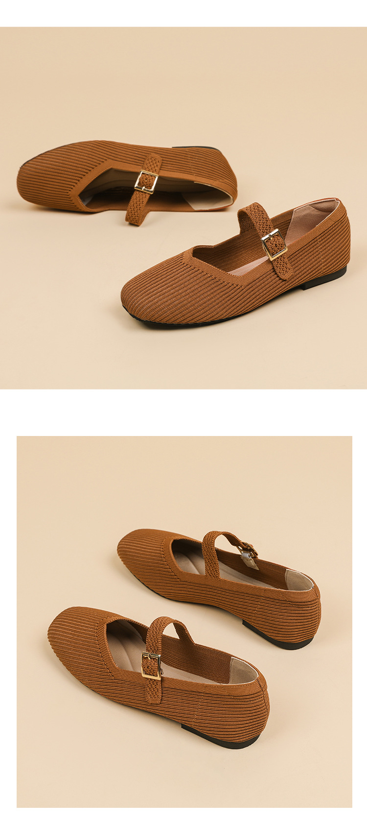 Women's Mary Jane Buckled Flats