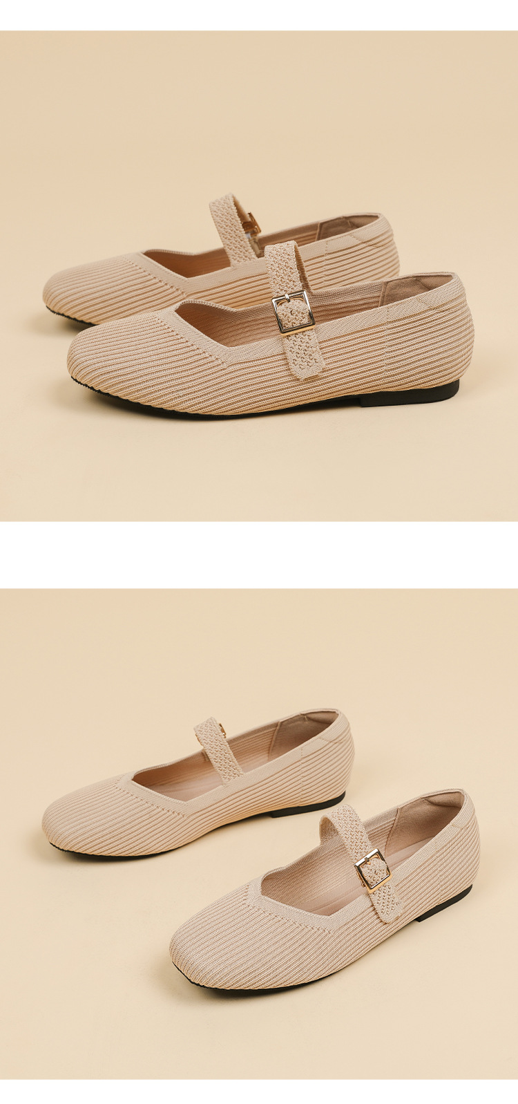 Women's Mary Jane Buckled Flats