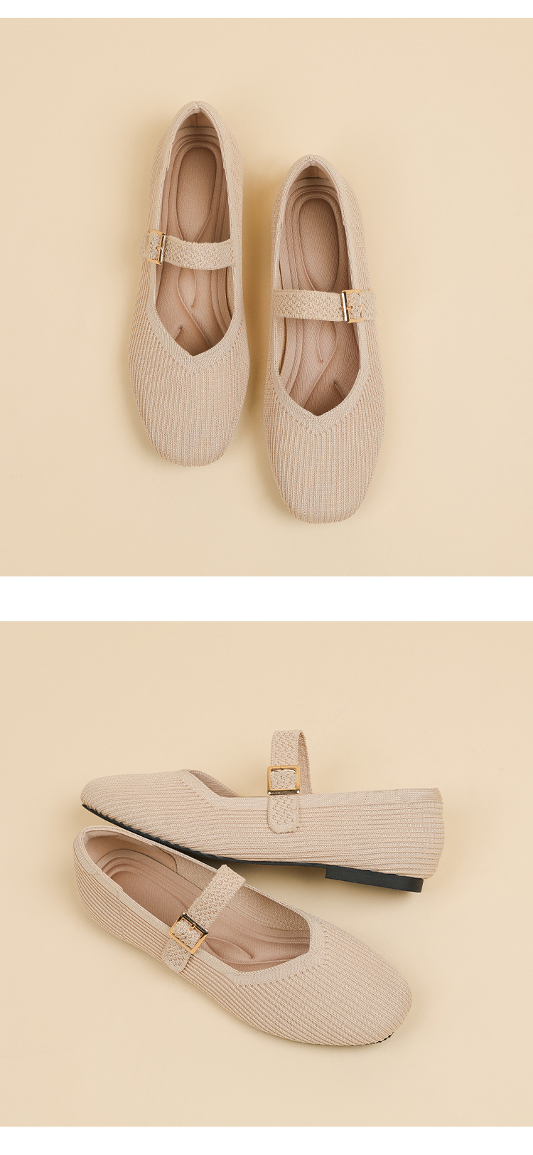 Women's Mary Jane Buckled Flats