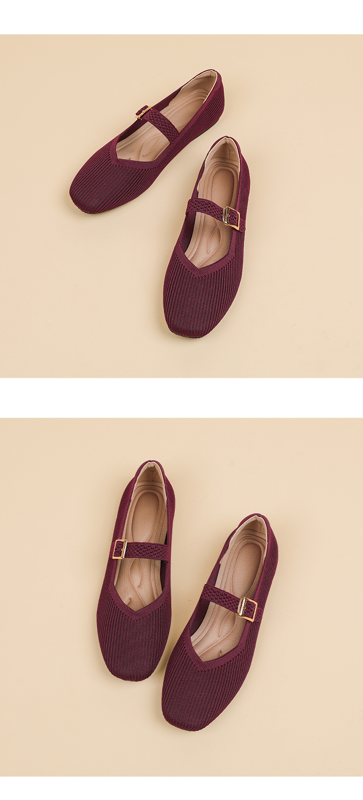 Women's Mary Jane Buckled Flats