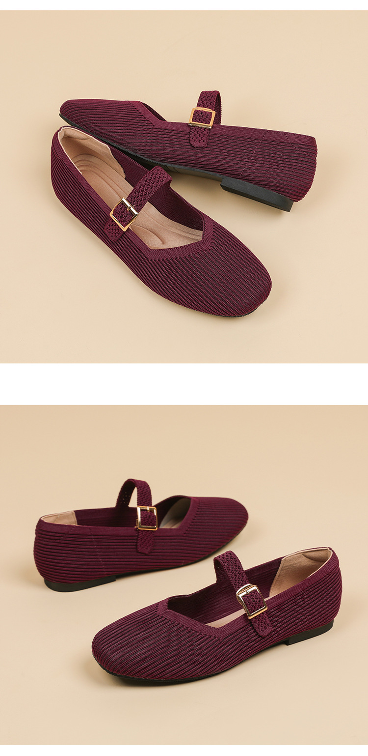 Women's Mary Jane Buckled Flats