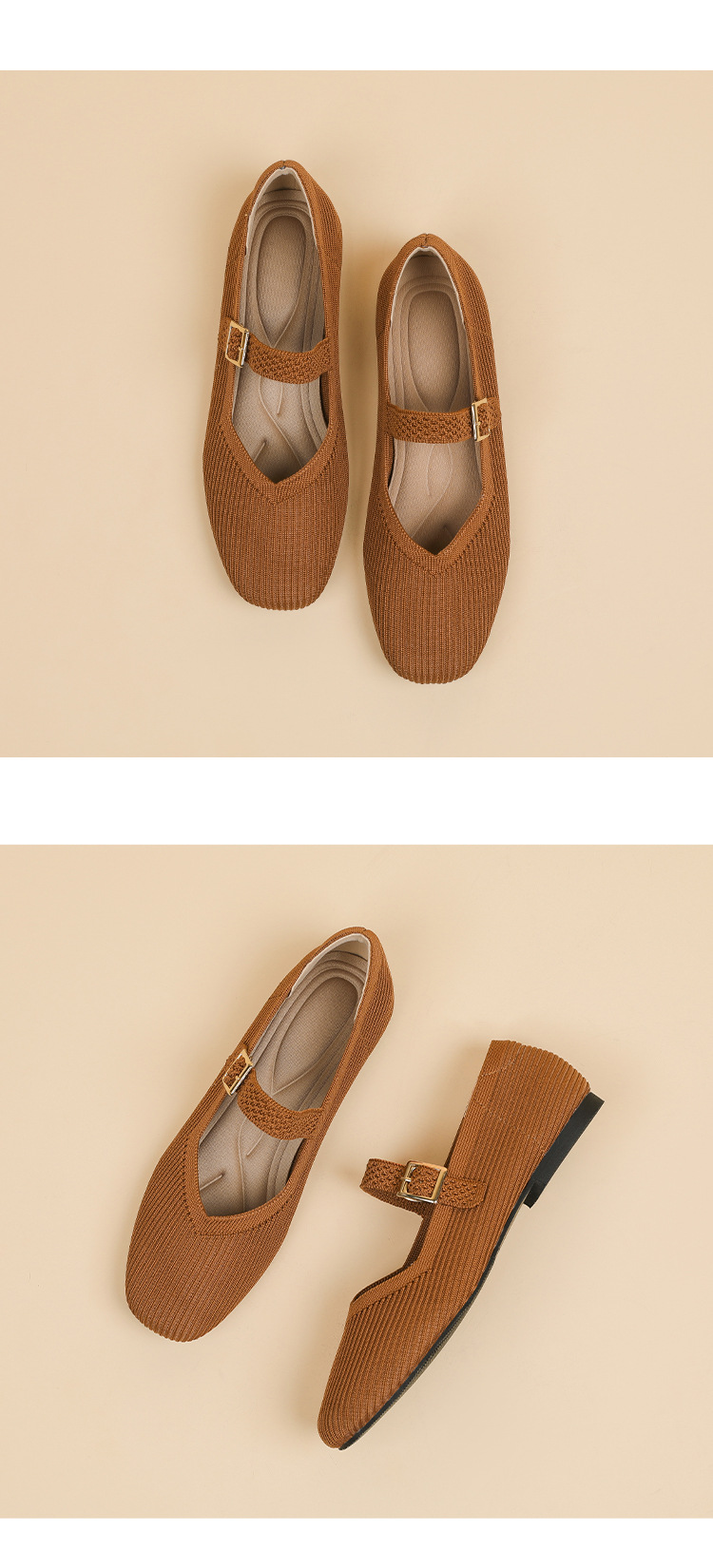 Women's Mary Jane Buckled Flats