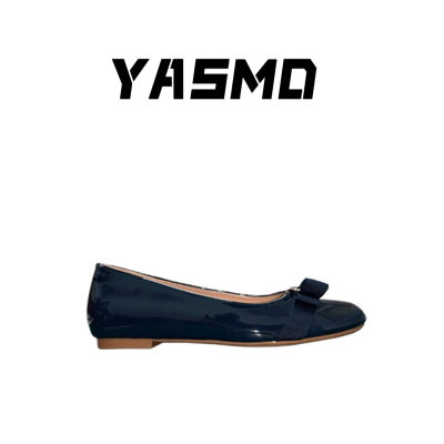 Women's Bowknot Leather Flat Shoes