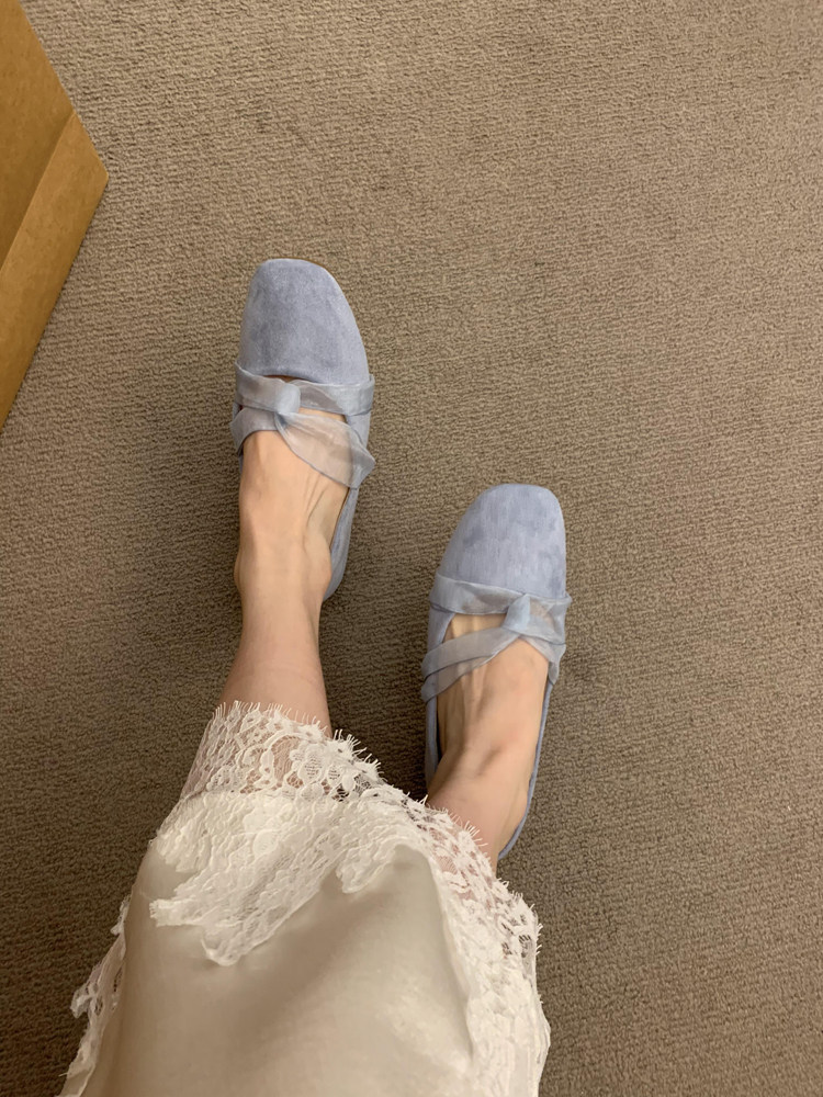 Women's Bow Decorated Flat Shoes