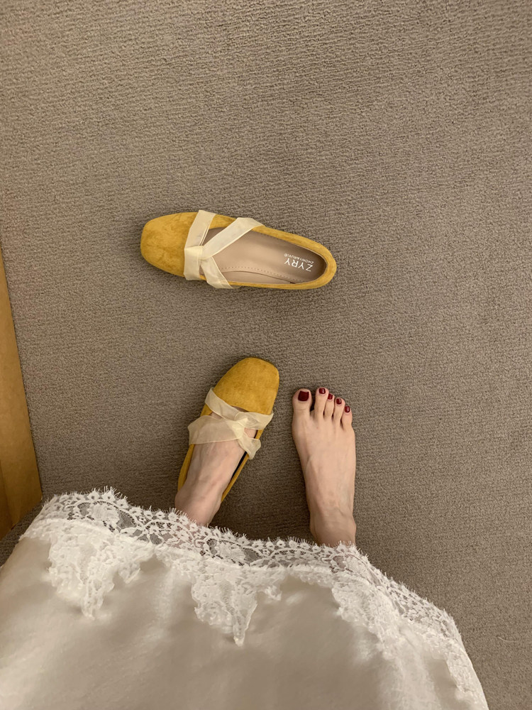 Women's Bow Decorated Flat Shoes