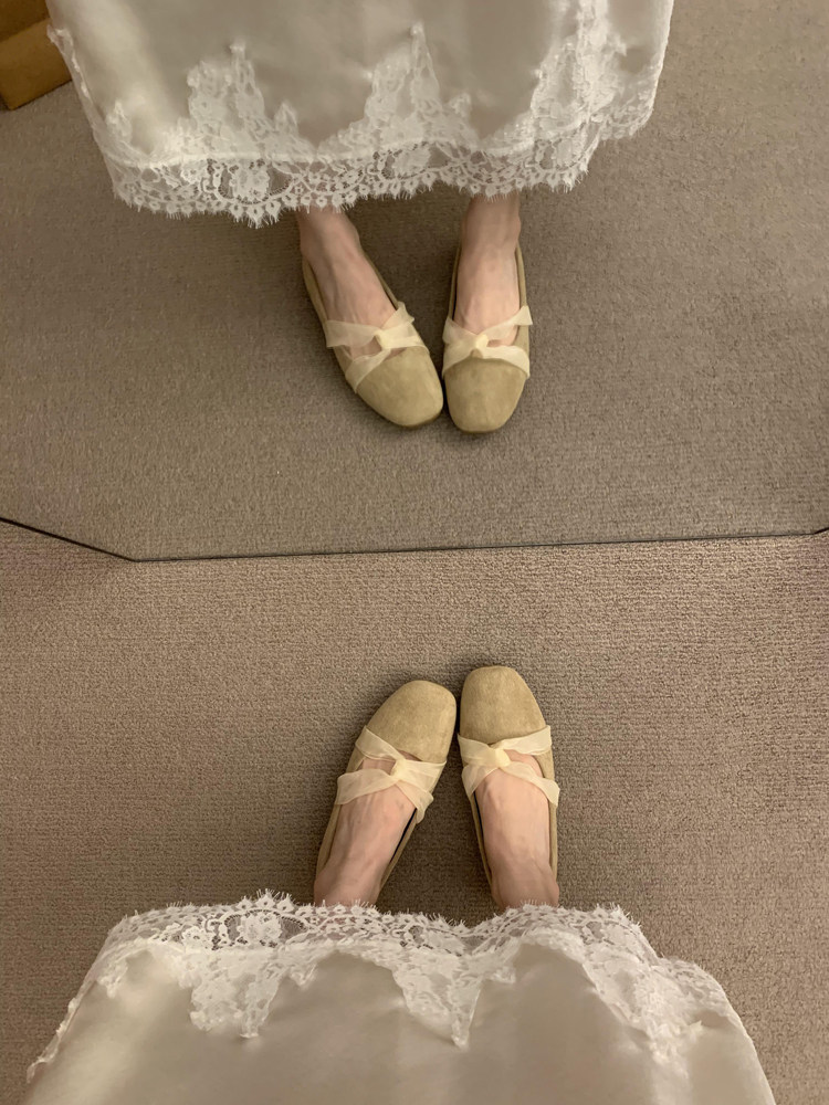 Women's Bow Decorated Flat Shoes