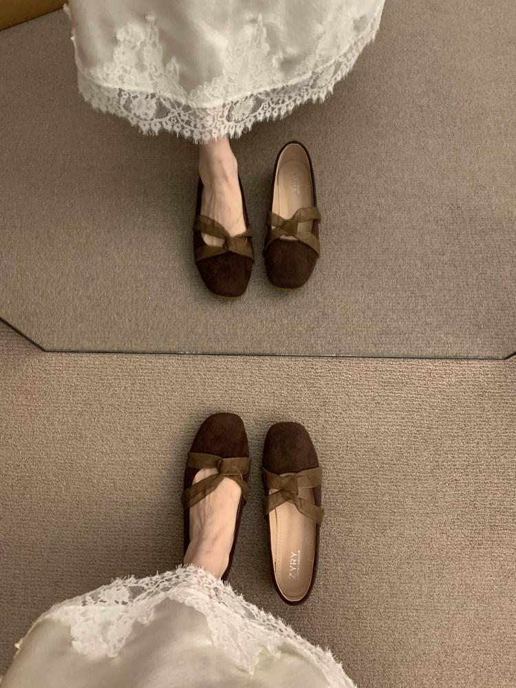 Women's Bow Decorated Flat Shoes