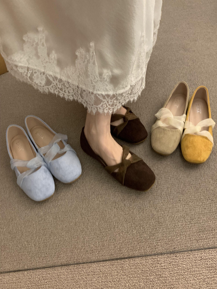 Women's Bow Decorated Flat Shoes