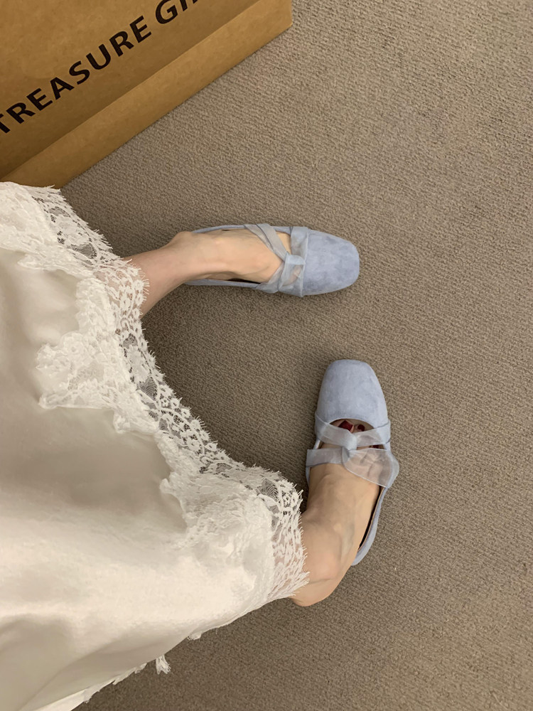 Women's Bow Decorated Flat Shoes