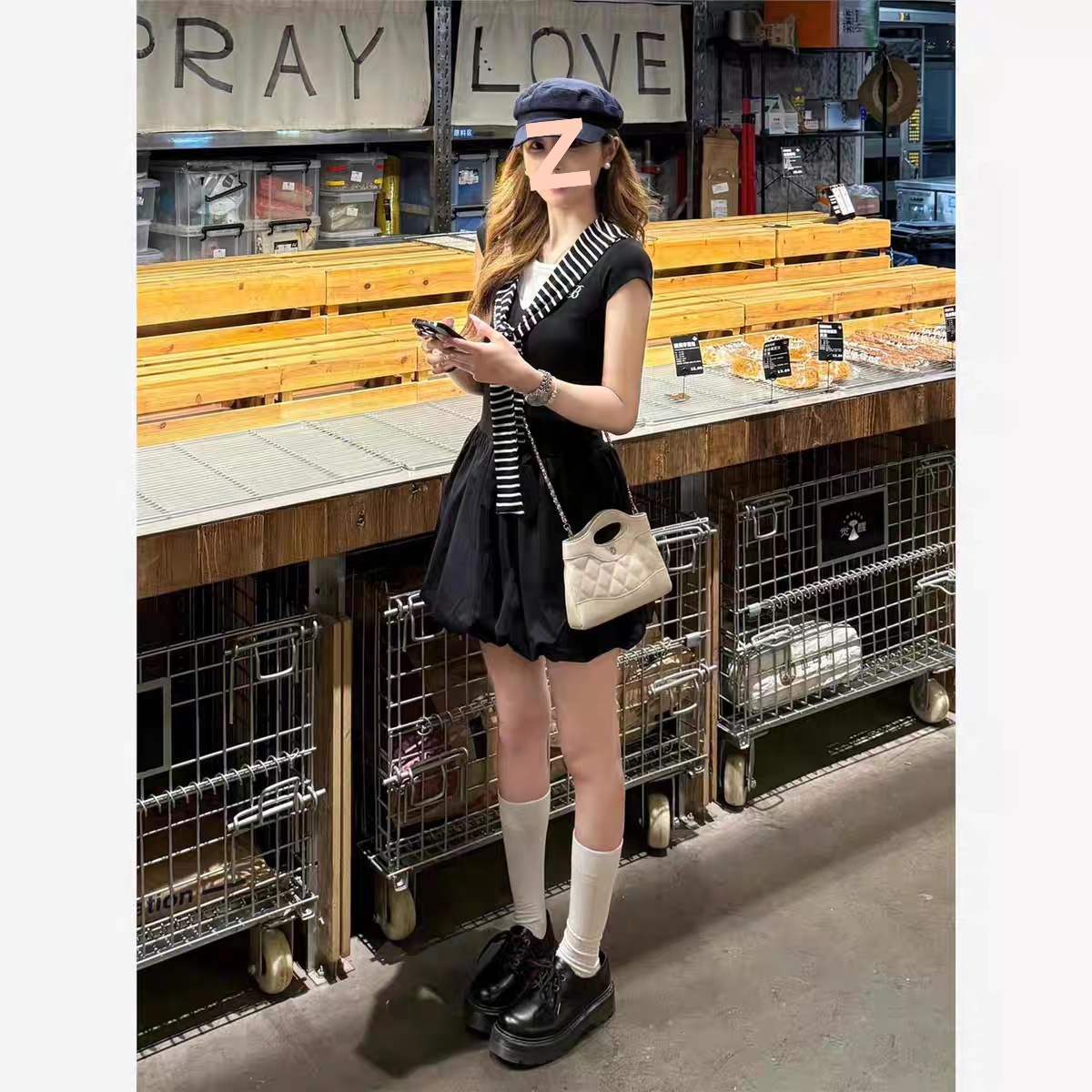 Korean 2-in-1 Summer A-line Dress