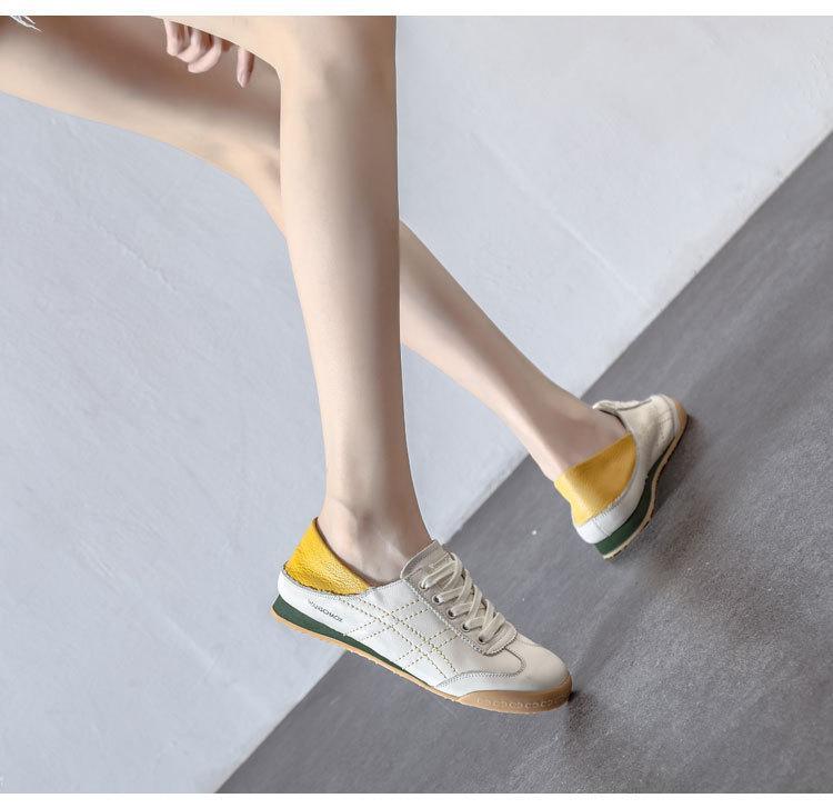 Women's Leather Slip-on Casual Shoes