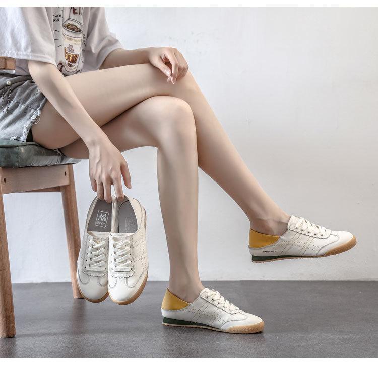 Women's Leather Slip-on Casual Shoes