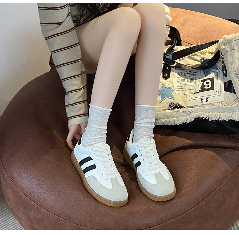Women's 3CM Thick Sole Suede De Training Shoes