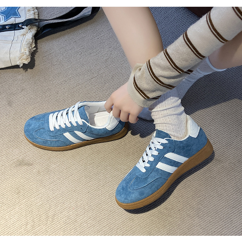 Women's 3CM Thick Sole Suede De Training Shoes