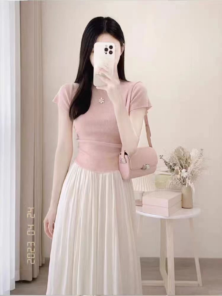 Summer Women's 2-piece Top & Skirt Set
