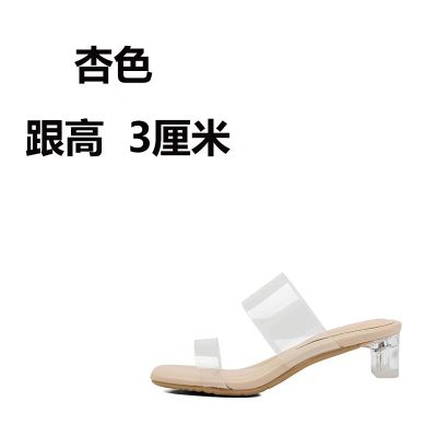 Women's Summer Transparent High Heel Sandals