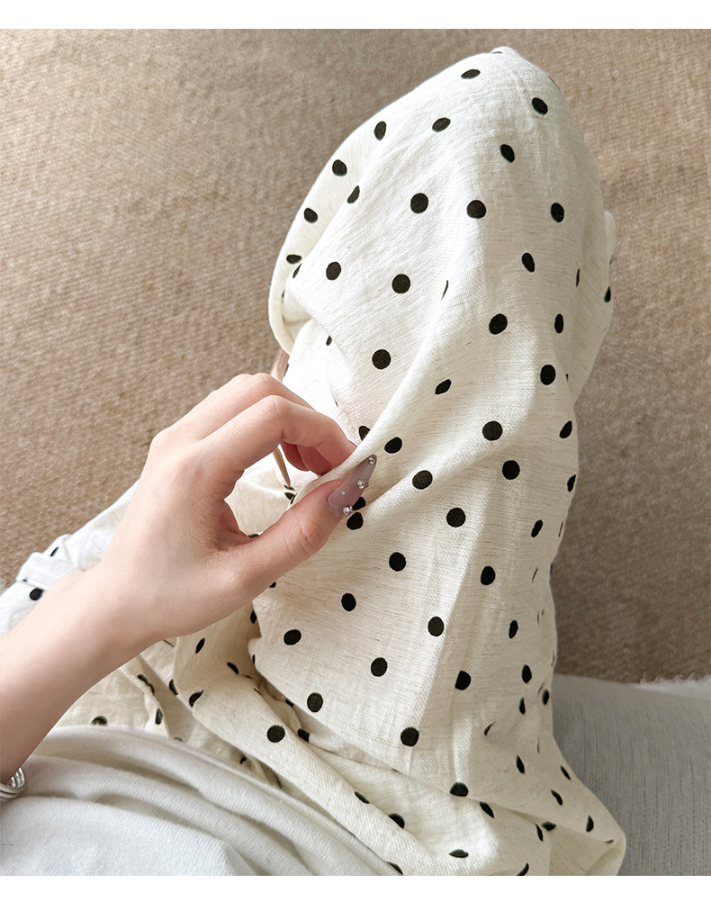 Women's High Waist Polka Dot Pants