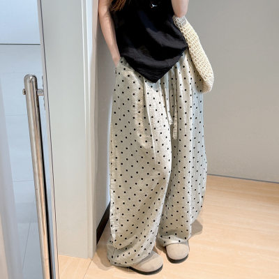 Women's High Waist Polka Dot Pants