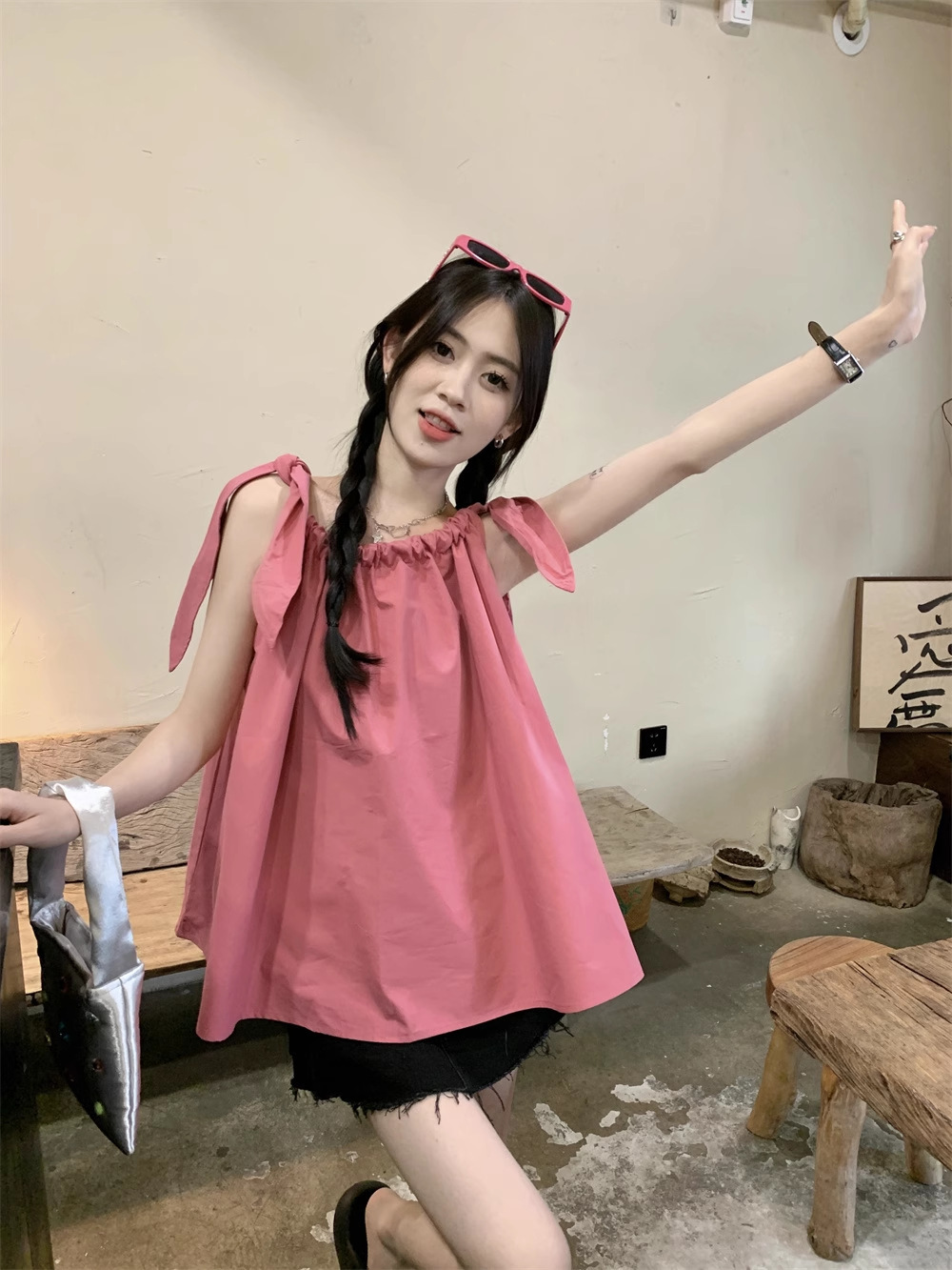 Summer Cotton Cami Tank Top
