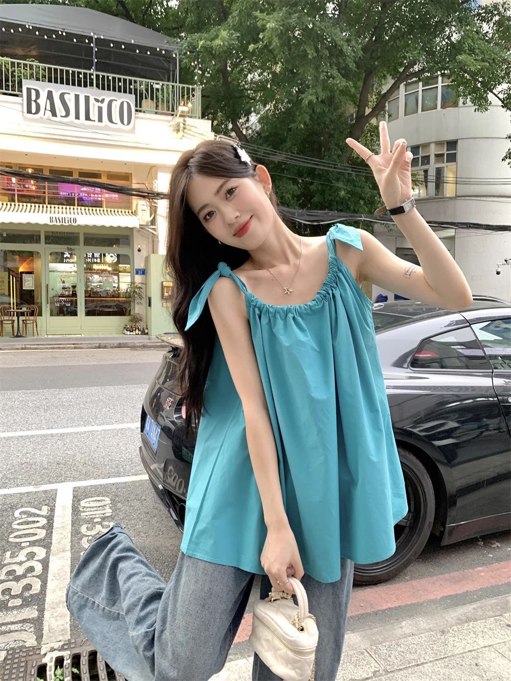 Summer Cotton Cami Tank Top