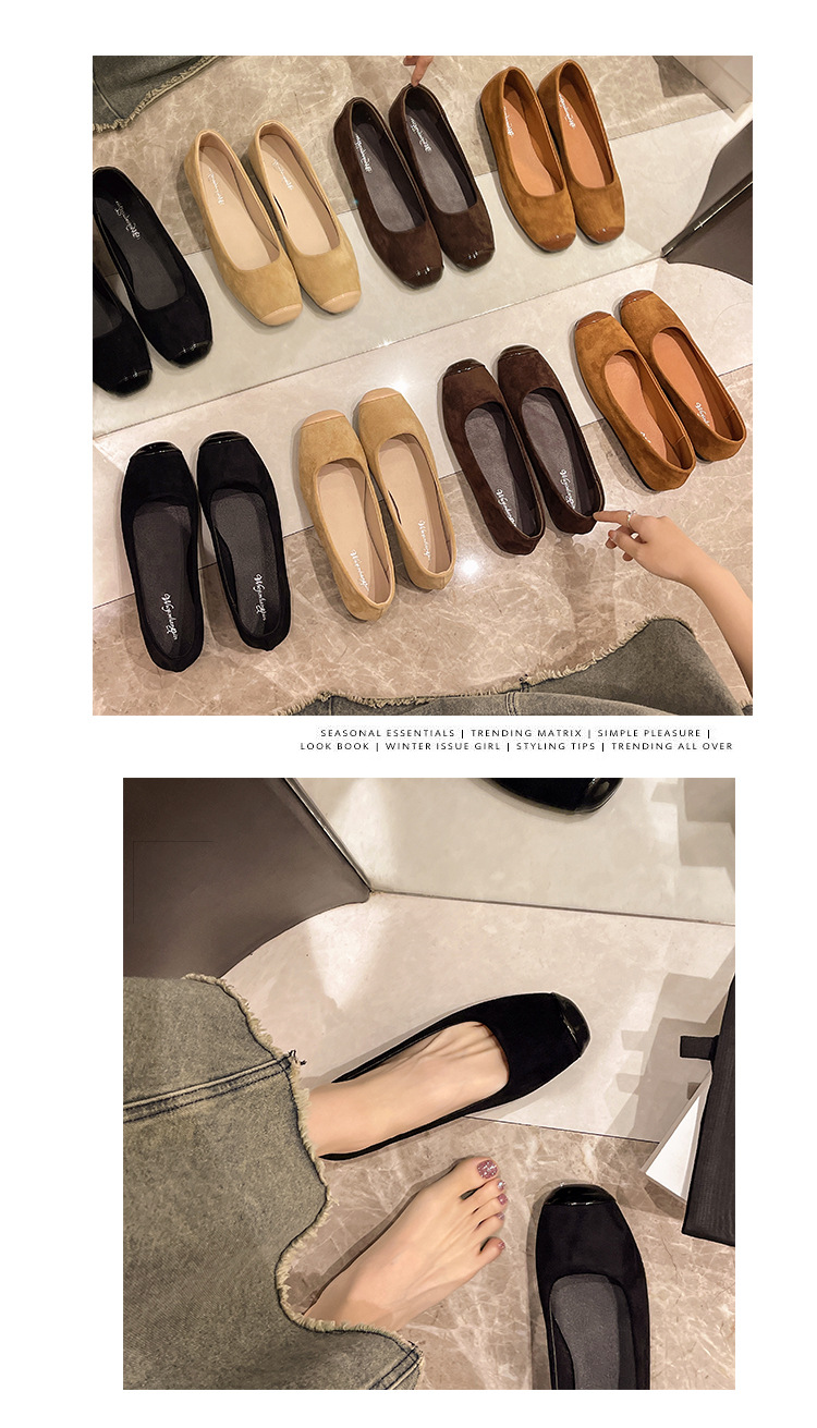 Women's Suede Flat Shoes