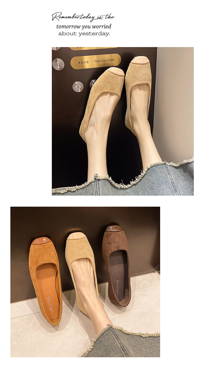 Women's Suede Flat Shoes