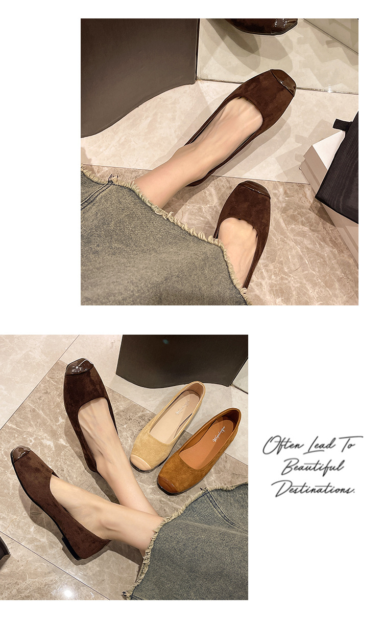 Women's Suede Flat Shoes