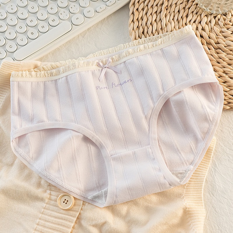 Girls' Cotton Triangle Briefs