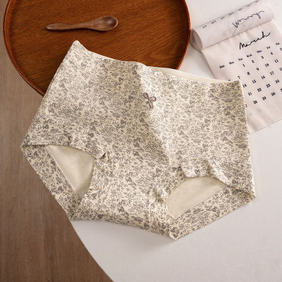 Women's High Waist Floral Panties