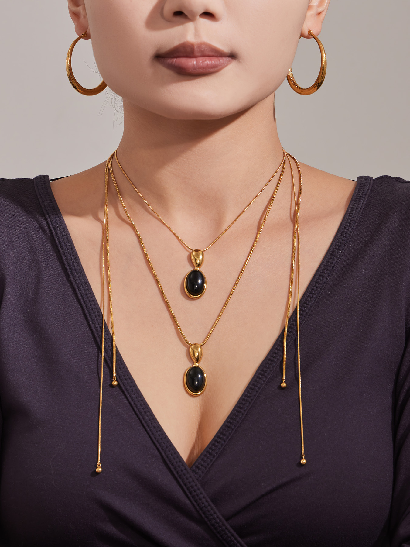 Tiger Eye Agate Pendant Necklace