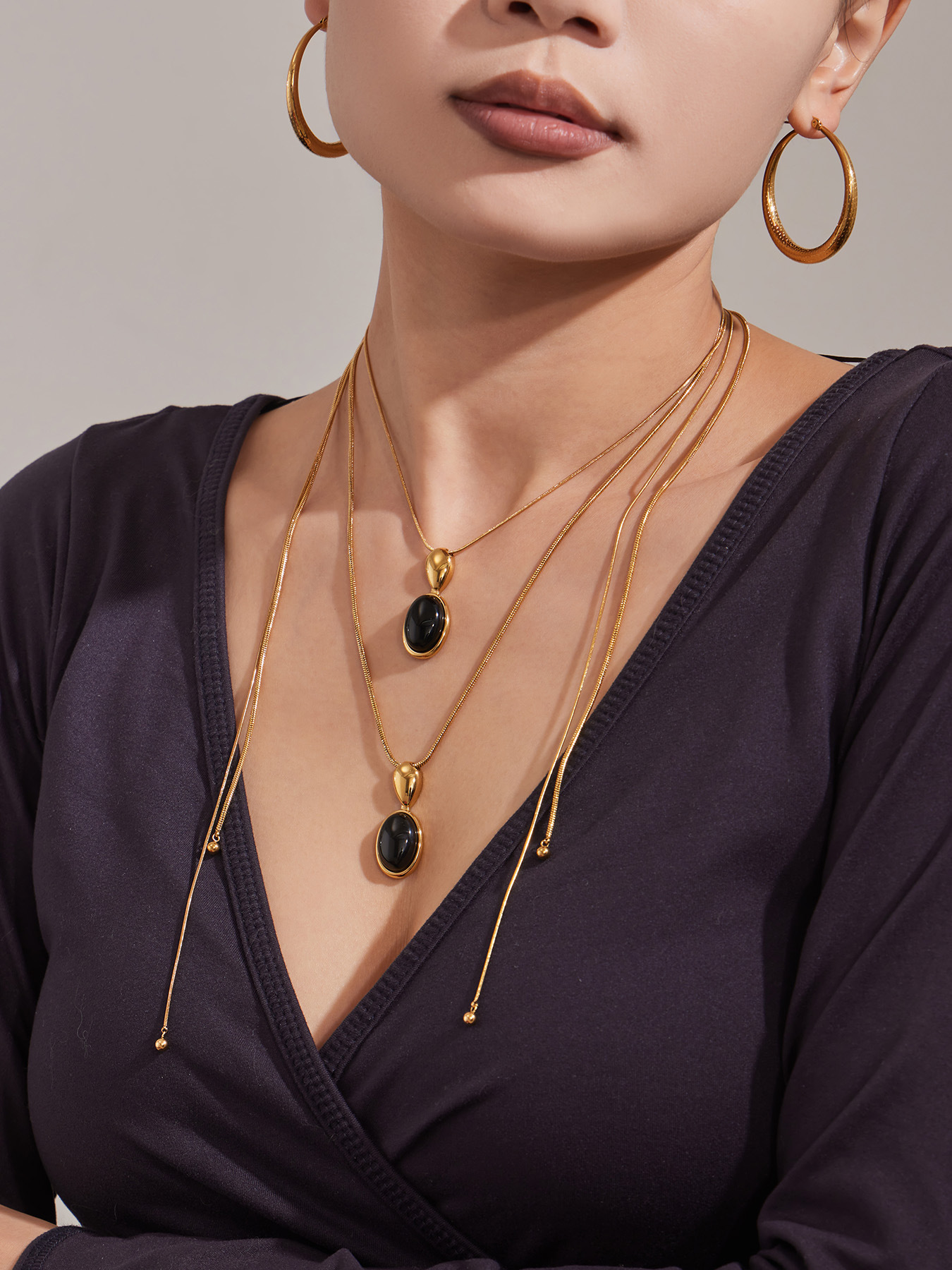 Tiger Eye Agate Pendant Necklace