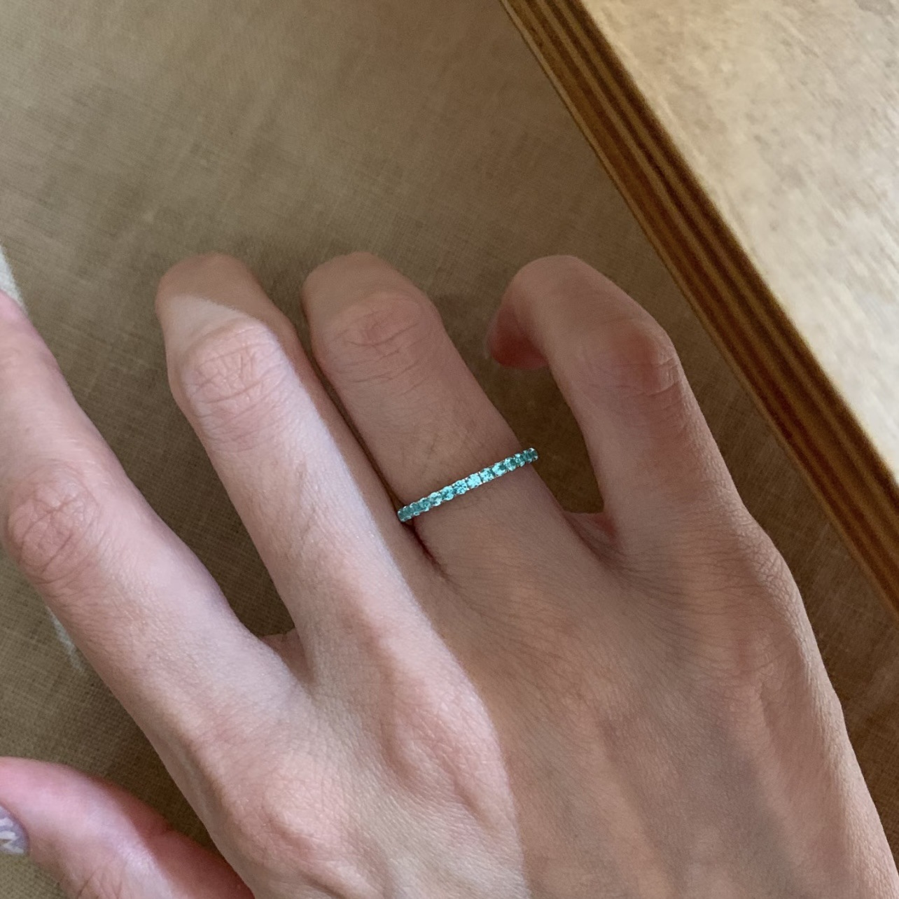 S925 Sterling Silver Pavé Ring