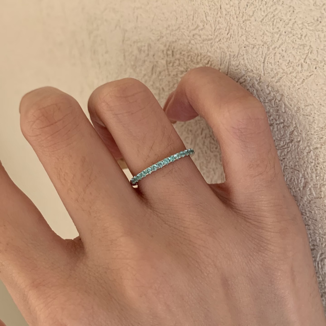 S925 Sterling Silver Pavé Ring