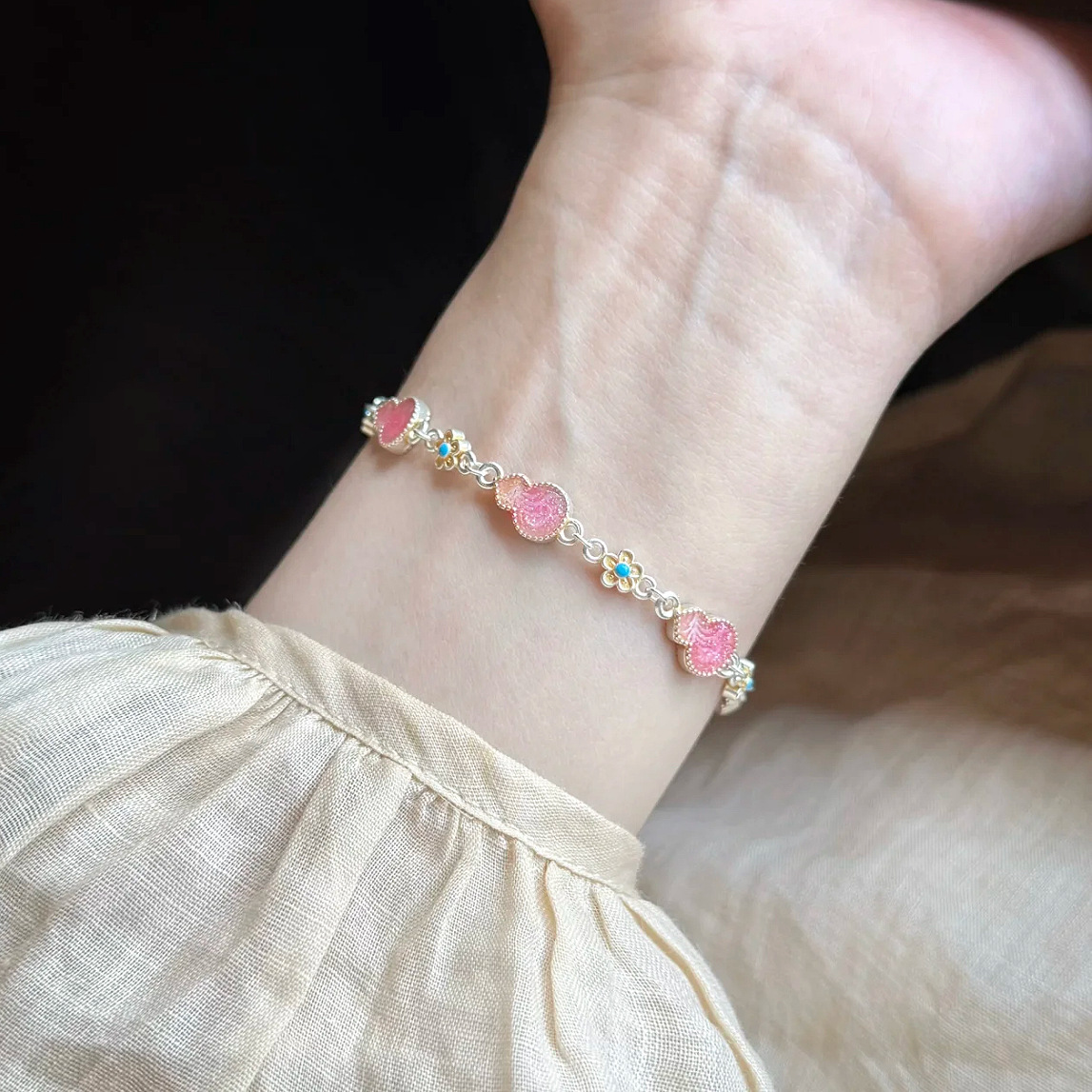 New Chinese Enamel Bracelet