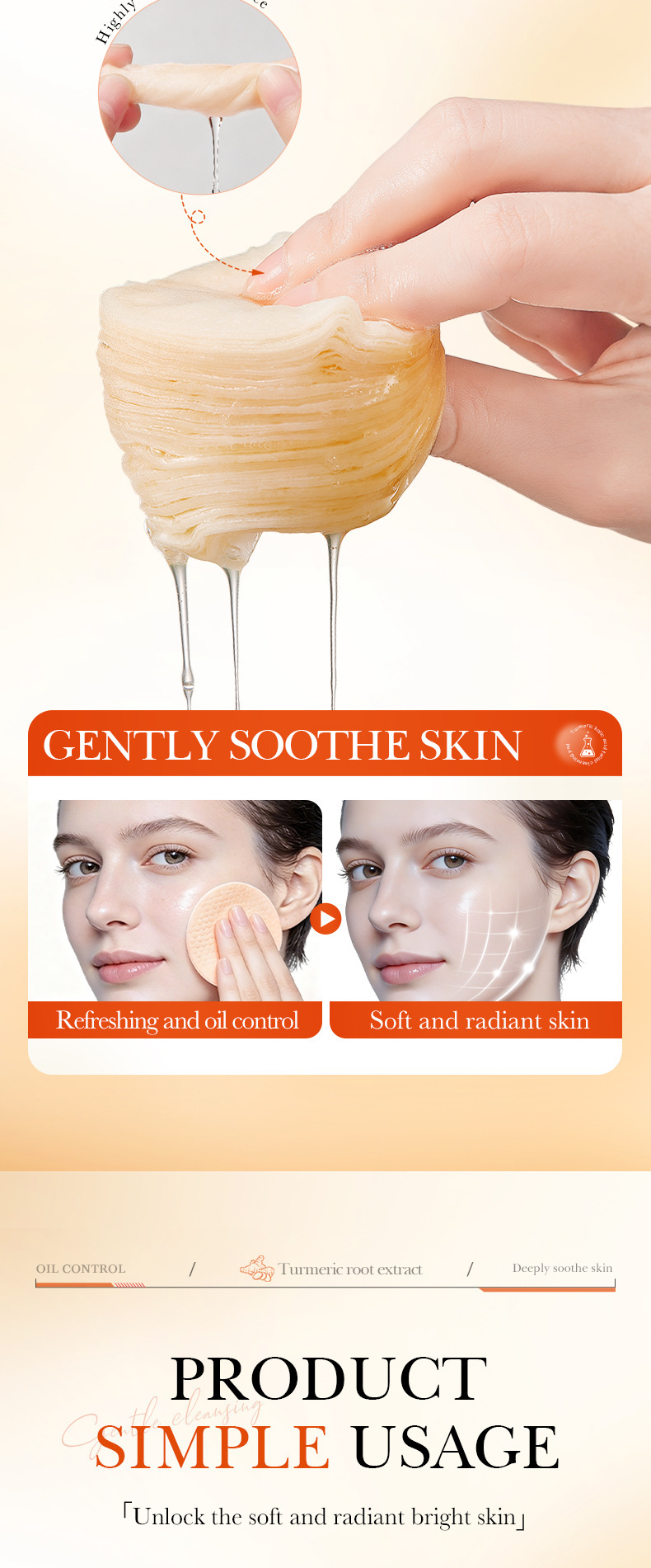 Niacinamide Skincare Cleansing Pads