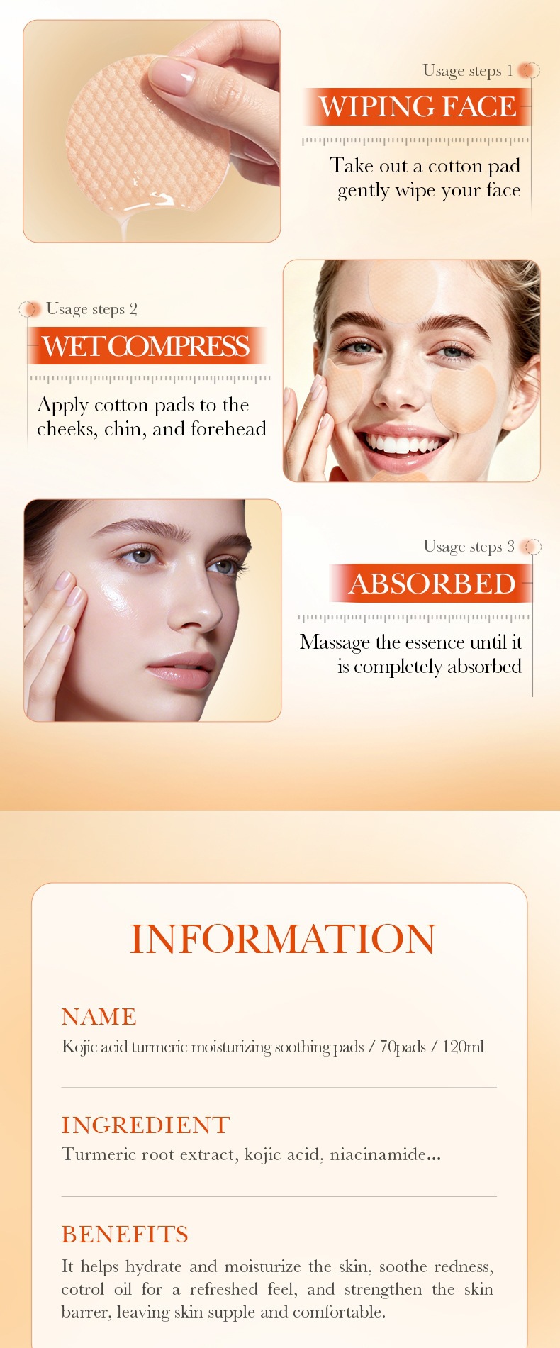Niacinamide Skincare Cleansing Pads