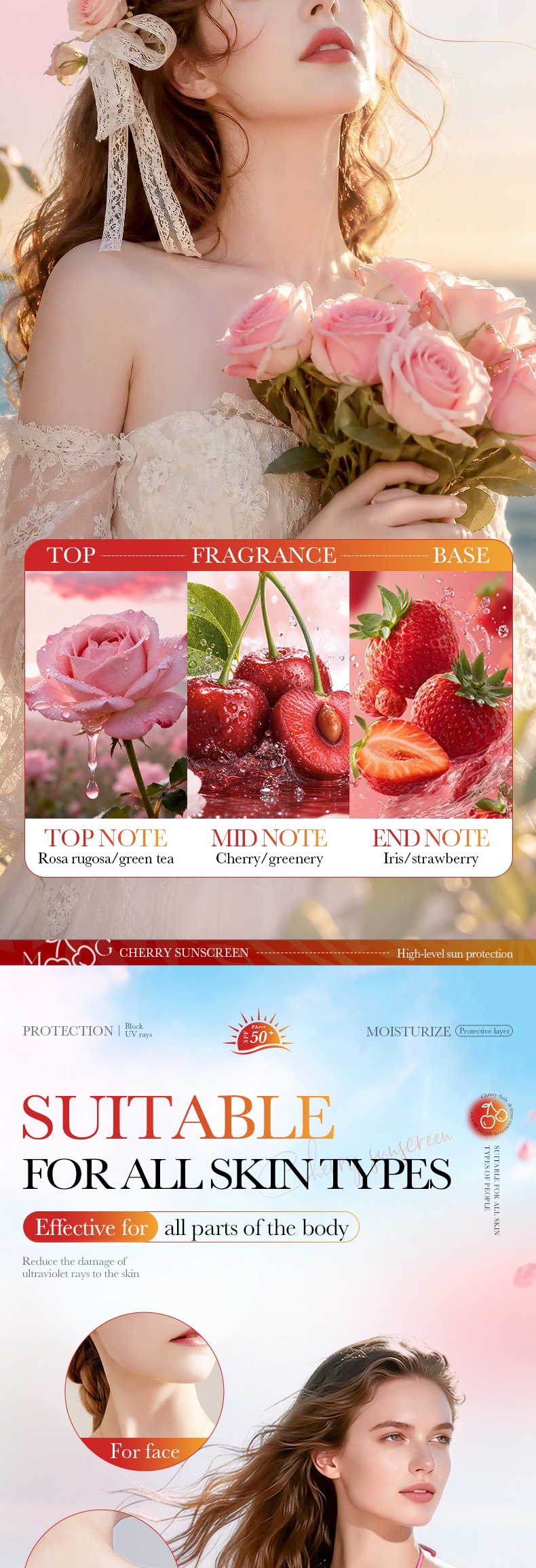 SADOER Cherry SPF50+ Sunscreen